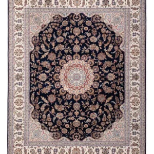 Orientalsk teppe - Nain - Indus - 309 x 251 cm - mørkeblå