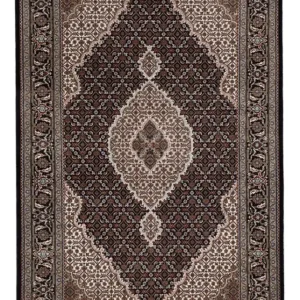 Orientalsk teppe - Tabriz - 184 x 120 cm - mørk beige