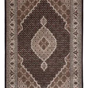 Orientalsk teppe - Tabriz - 184 x 124 cm - mørk beige