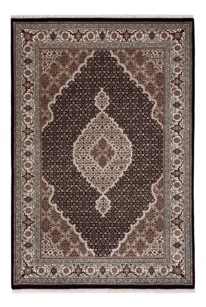 Orientalsk teppe - Tabriz - 184 x 124 cm - mørk beige