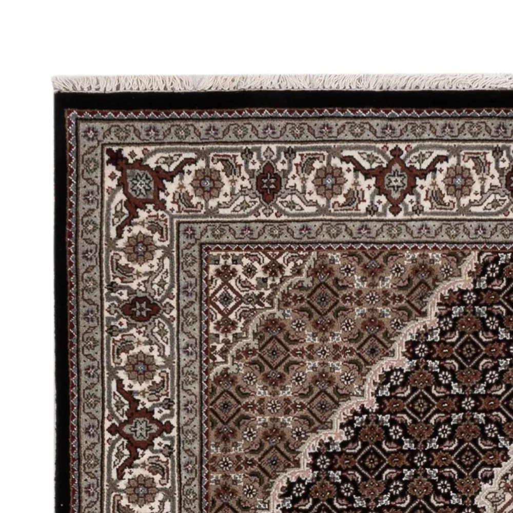 Orientalsk teppe - Tabriz - 184 x 124 cm - mørk beige