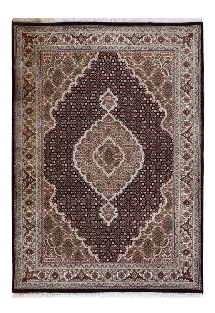 Orientalsk teppe - Tabriz - 184 x 127 cm - mørk beige