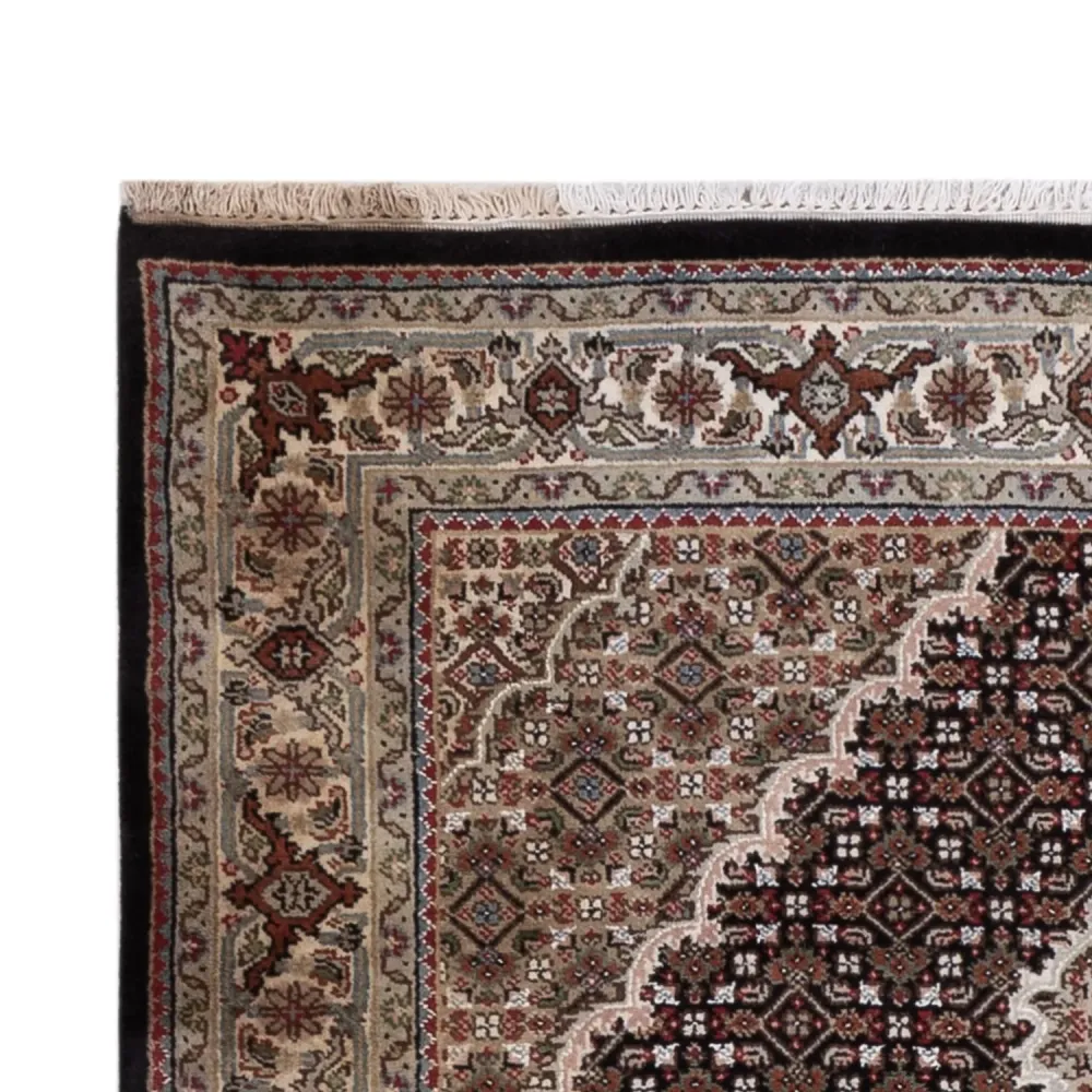 Orientalsk teppe - Tabriz - 184 x 127 cm - mørk beige