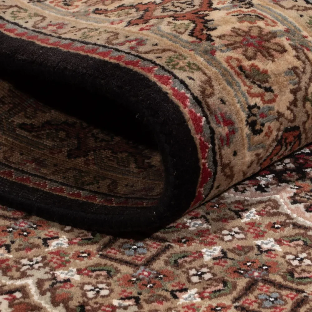 Orientalsk teppe - Tabriz - 184 x 127 cm - mørk beige