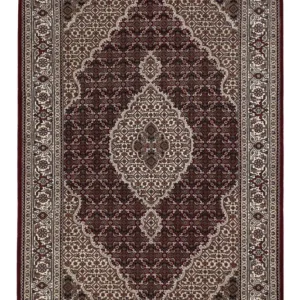 Orientalsk teppe - Tabriz - 186 x 124 cm - mørk beige