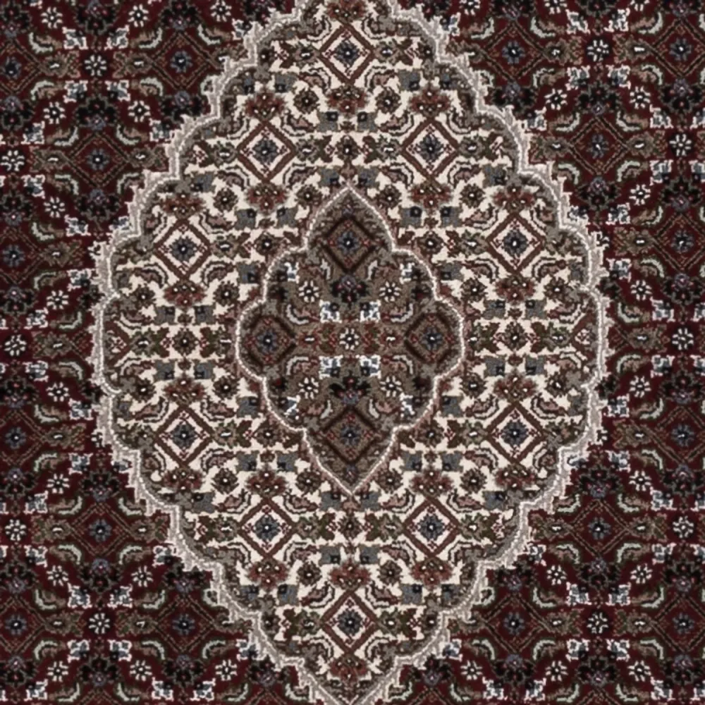Orientalsk teppe - Tabriz - 186 x 124 cm - mørk beige