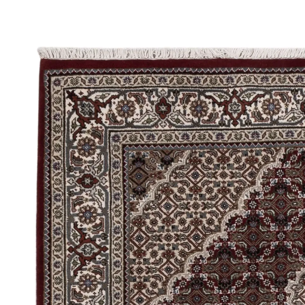 Orientalsk teppe - Tabriz - 186 x 124 cm - mørk beige