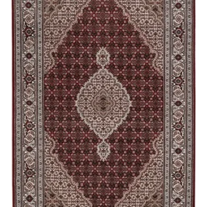 Orientalsk teppe - Tabriz - 186 x 124 cm - mørk beige