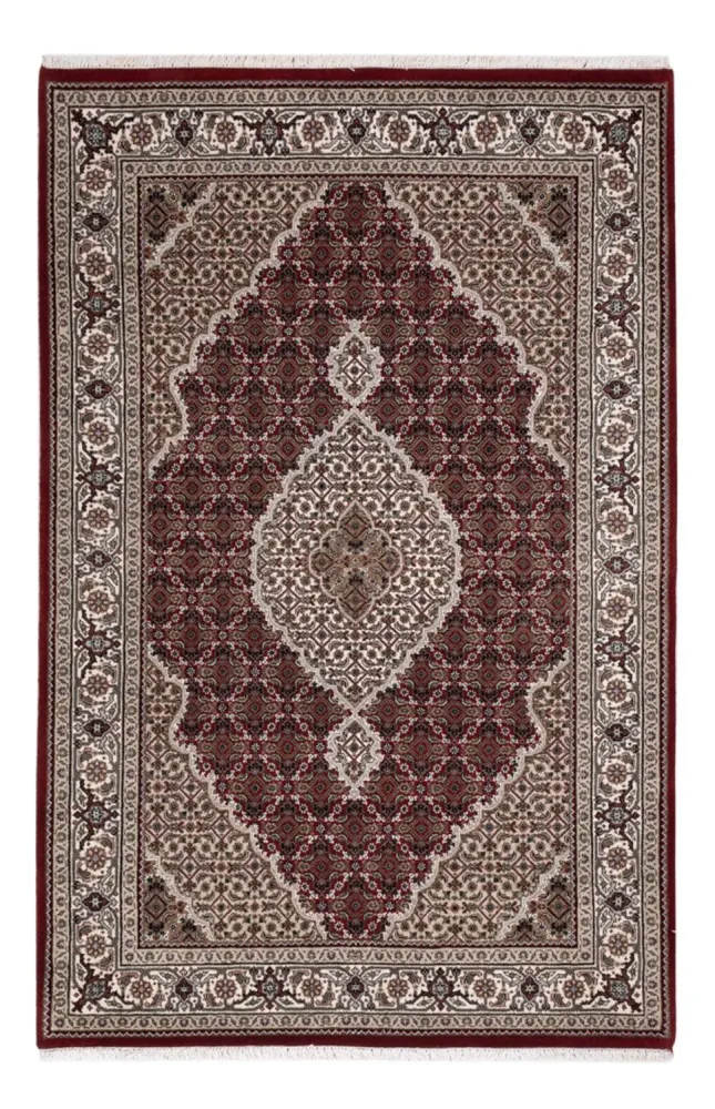 Orientalsk teppe - Tabriz - 187 x 123 cm - mørk beige