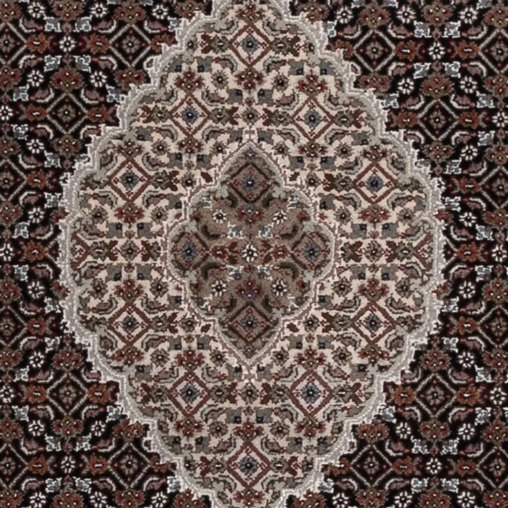 Orientalsk teppe - Tabriz - 187 x 124 cm - mørk beige