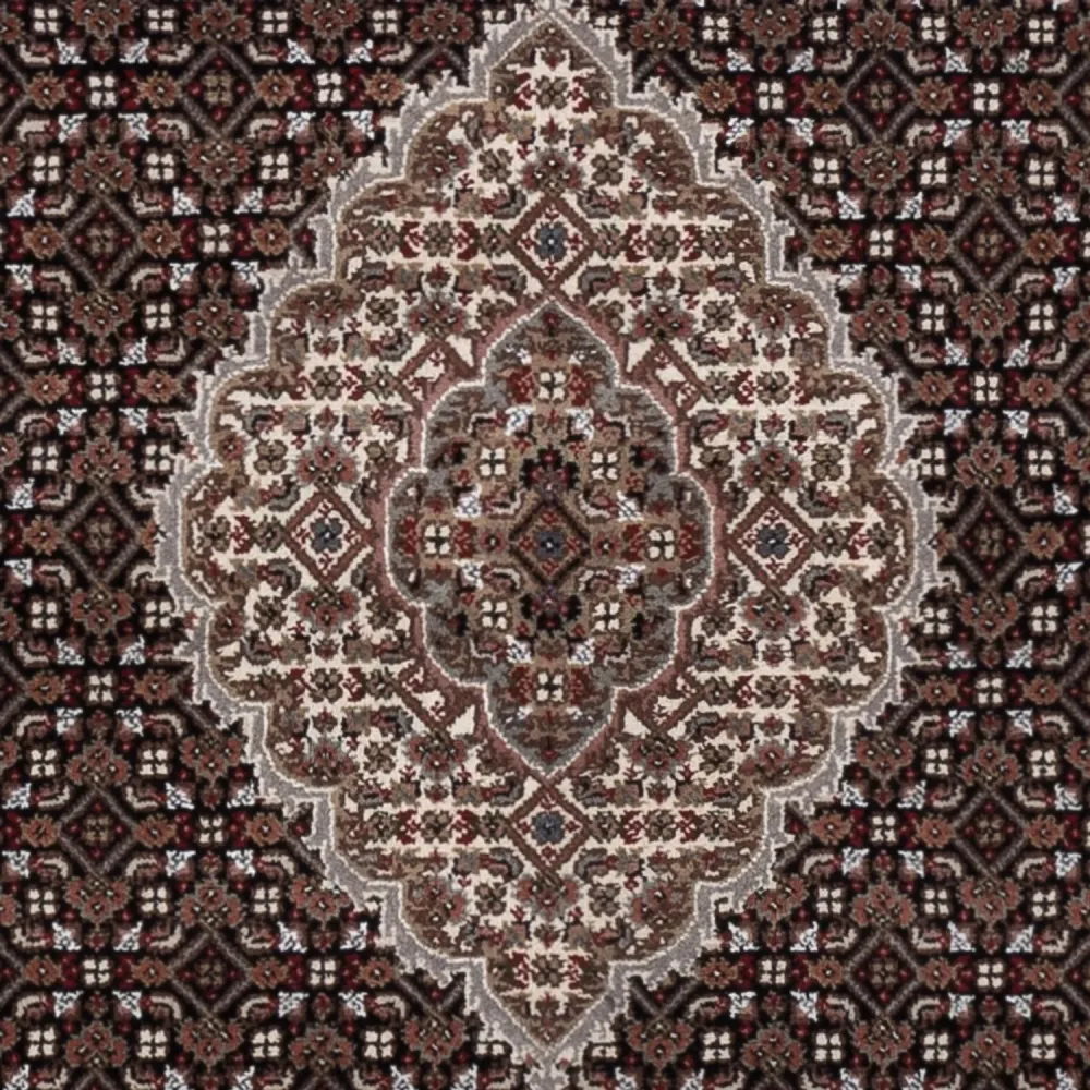 Orientalsk teppe - Tabriz - 196 x 141 cm - mørkegrå
