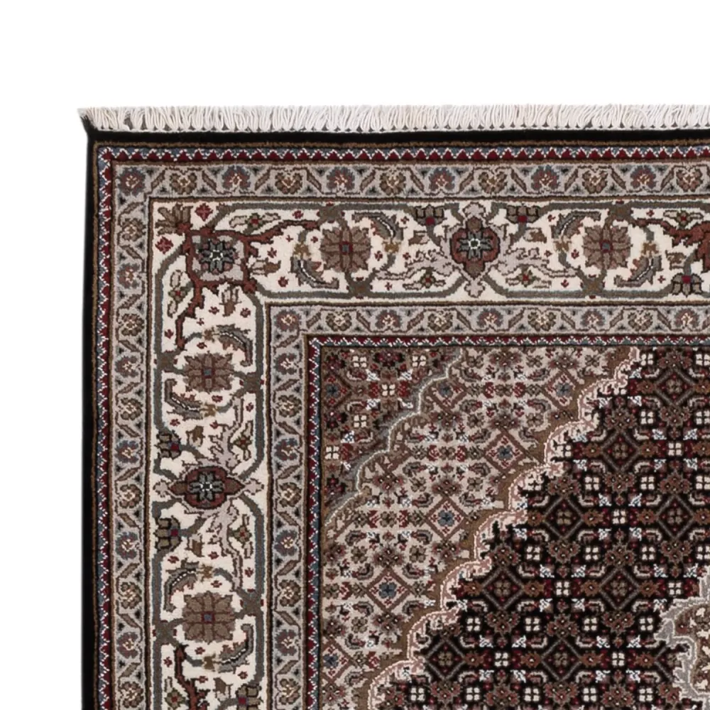 Orientalsk teppe - Tabriz - 196 x 141 cm - mørkegrå