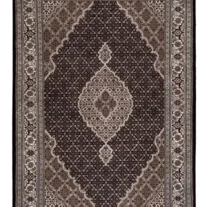 Orientalsk teppe - Tabriz - 204 x 141 cm - mørkegrå