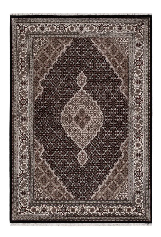 Orientalsk teppe - Tabriz - 204 x 141 cm - mørkegrå