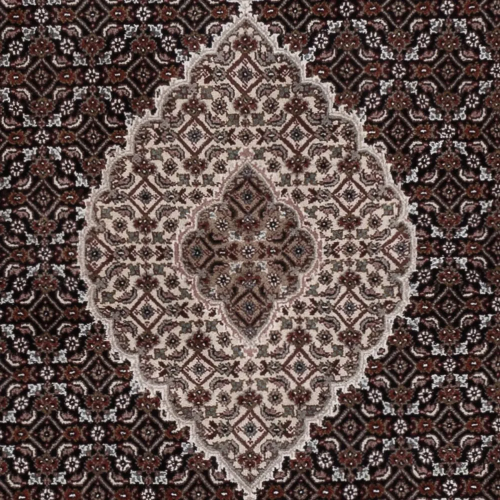 Orientalsk teppe - Tabriz - 204 x 141 cm - mørkegrå
