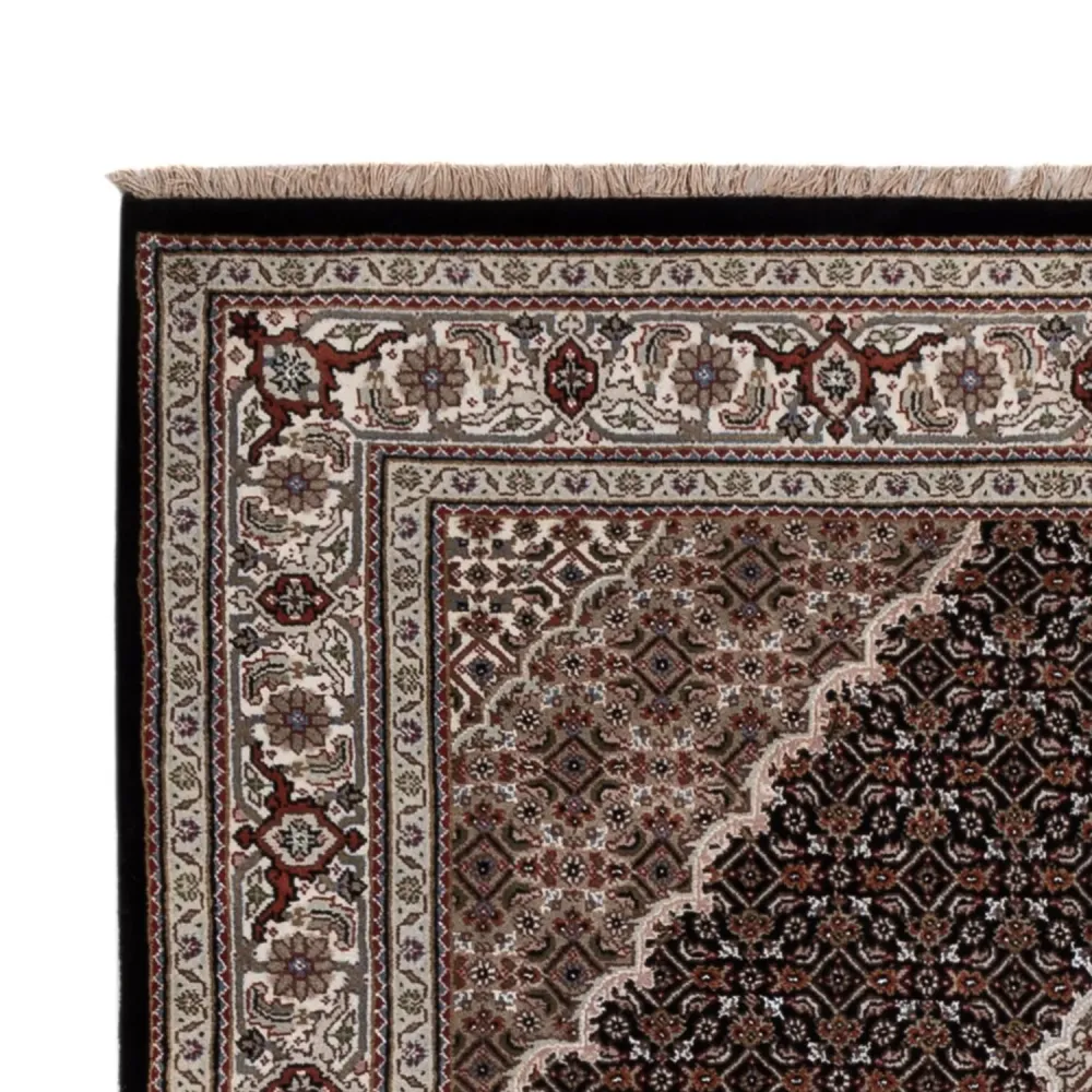 Orientalsk teppe - Tabriz - 204 x 142 cm - mørkegrå
