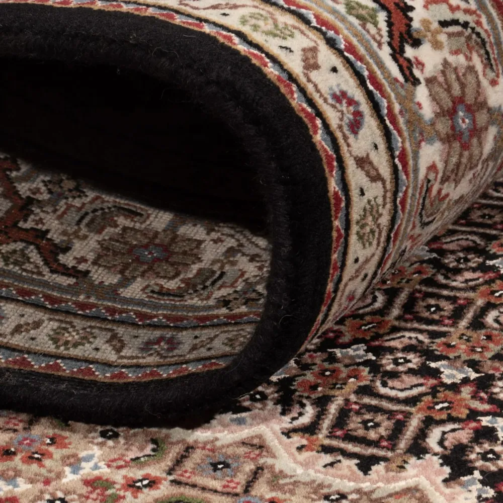Orientalsk teppe - Tabriz - 204 x 142 cm - mørkegrå