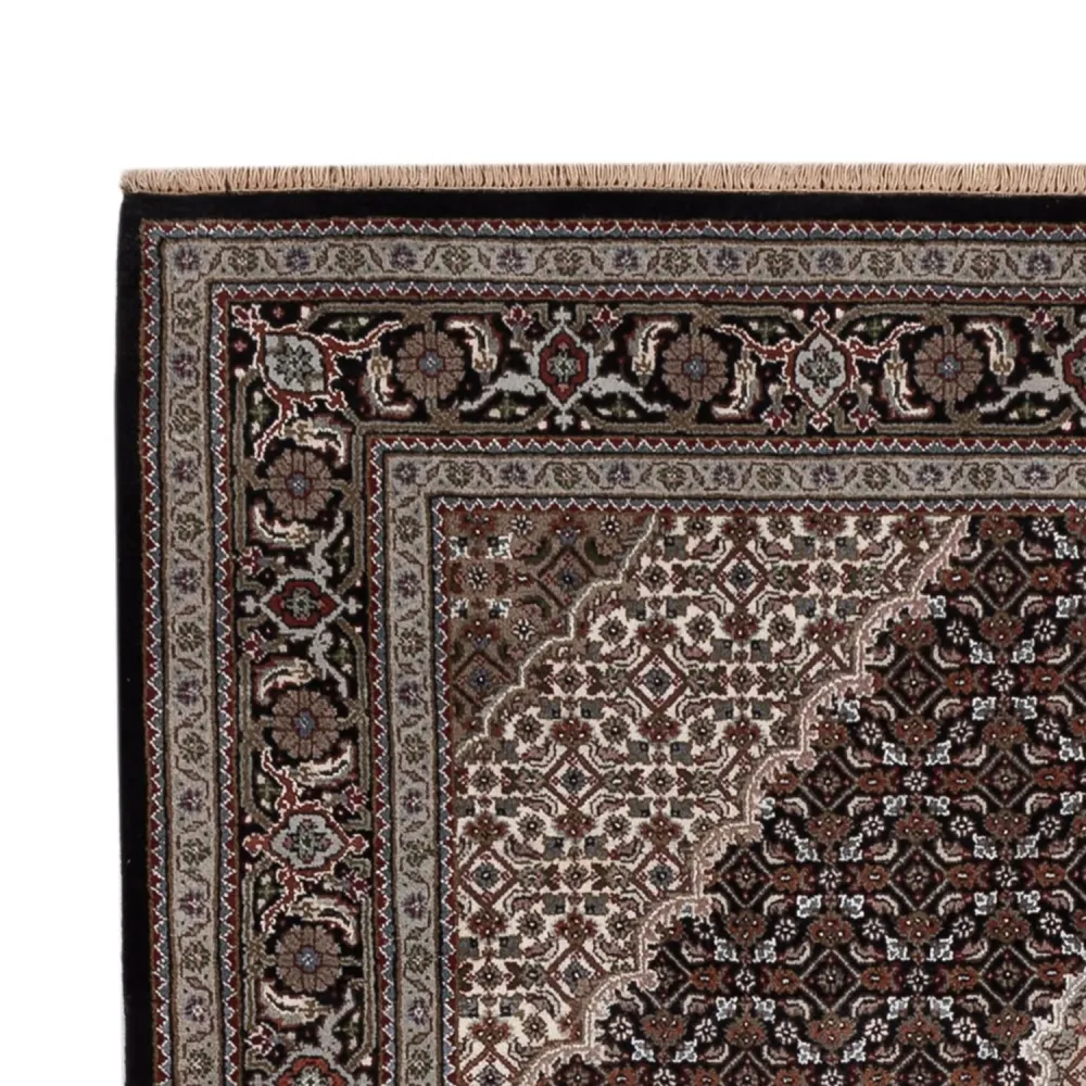 Orientalsk teppe - Tabriz - 205 x 143 cm - mørkegrå