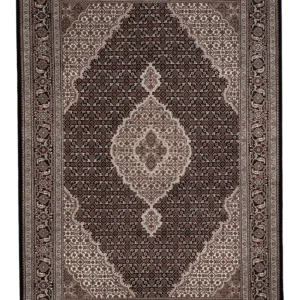 Orientalsk teppe - Tabriz - 205 x 143 cm - mørkegrå