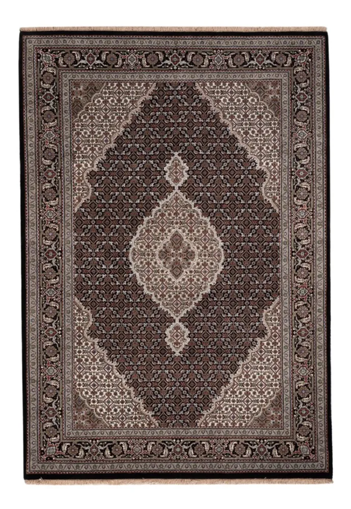 Orientalsk teppe - Tabriz - 205 x 143 cm - mørkegrå