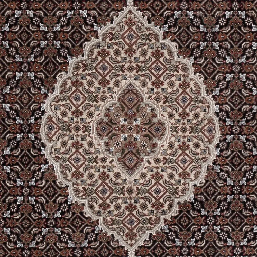 Orientalsk teppe - Tabriz - 205 x 143 cm - mørkegrå