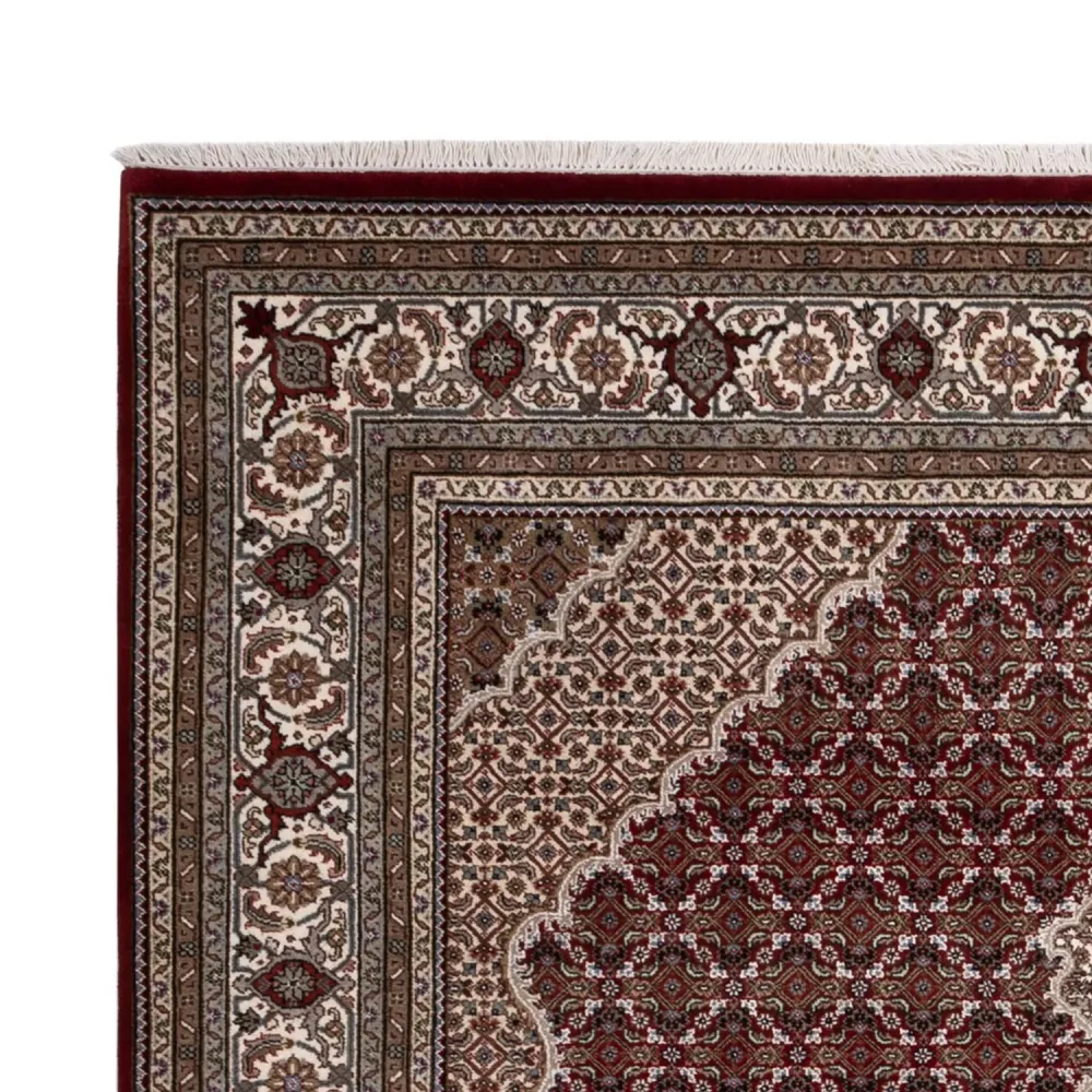 Orientalsk teppe - Tabriz - 256 x 205 cm - mørk beige