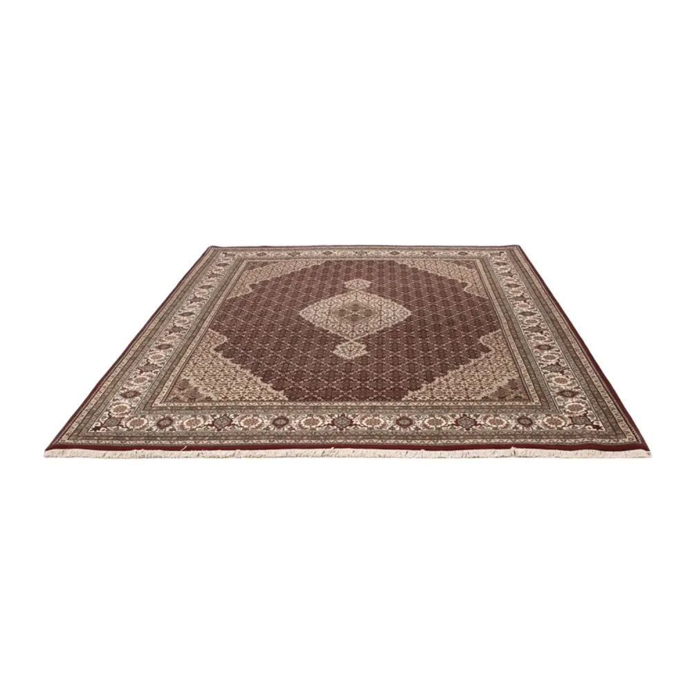 Orientalsk teppe - Tabriz - 256 x 205 cm - mørk beige