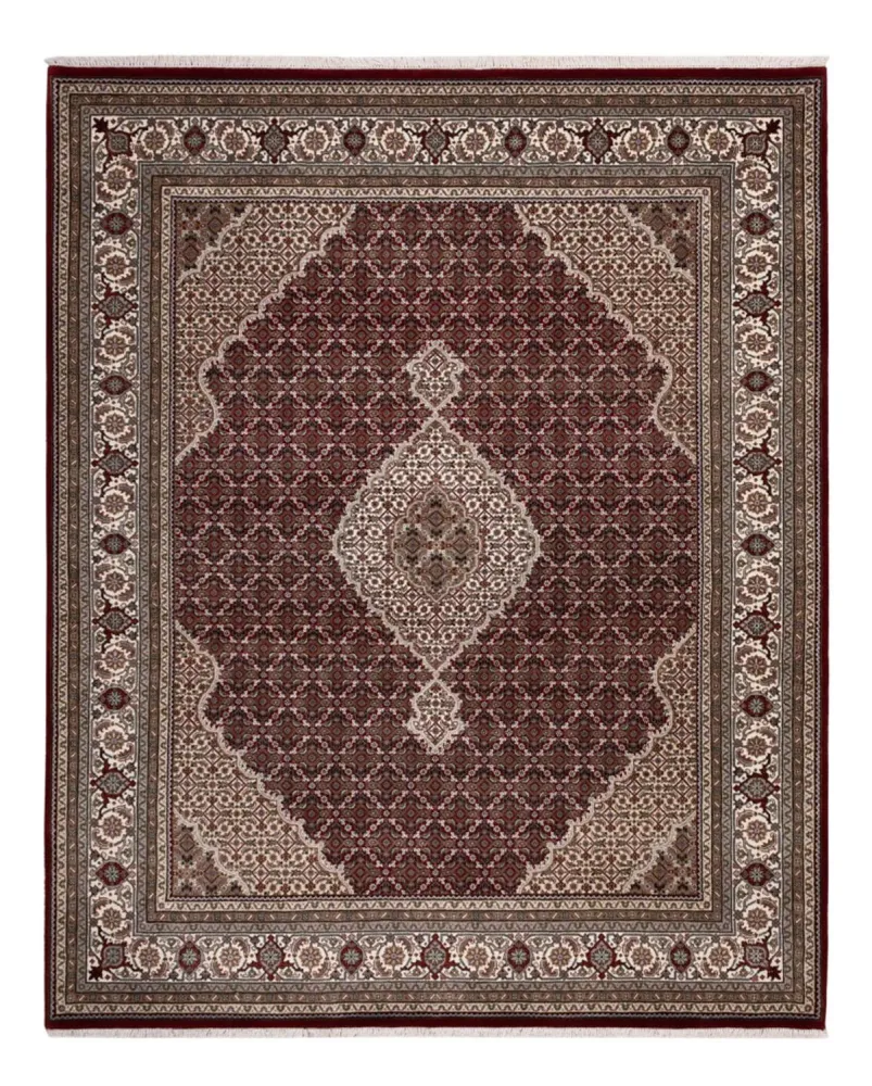Orientalsk teppe - Tabriz - 256 x 205 cm - mørk beige