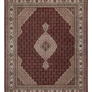 Orientalsk teppe - Tabriz - 257 x 202 cm - mørk beige