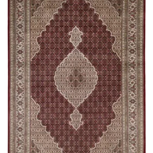 Orientalsk teppe - Tabriz - 275 x 185 cm - mørk beige