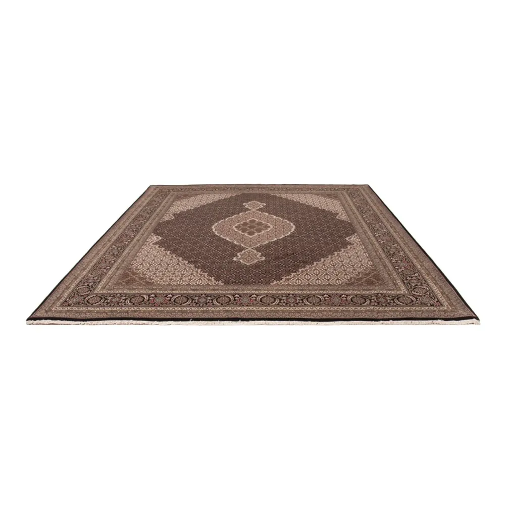 Orientalsk teppe - Tabriz - 305 x 250 cm - mørk beige