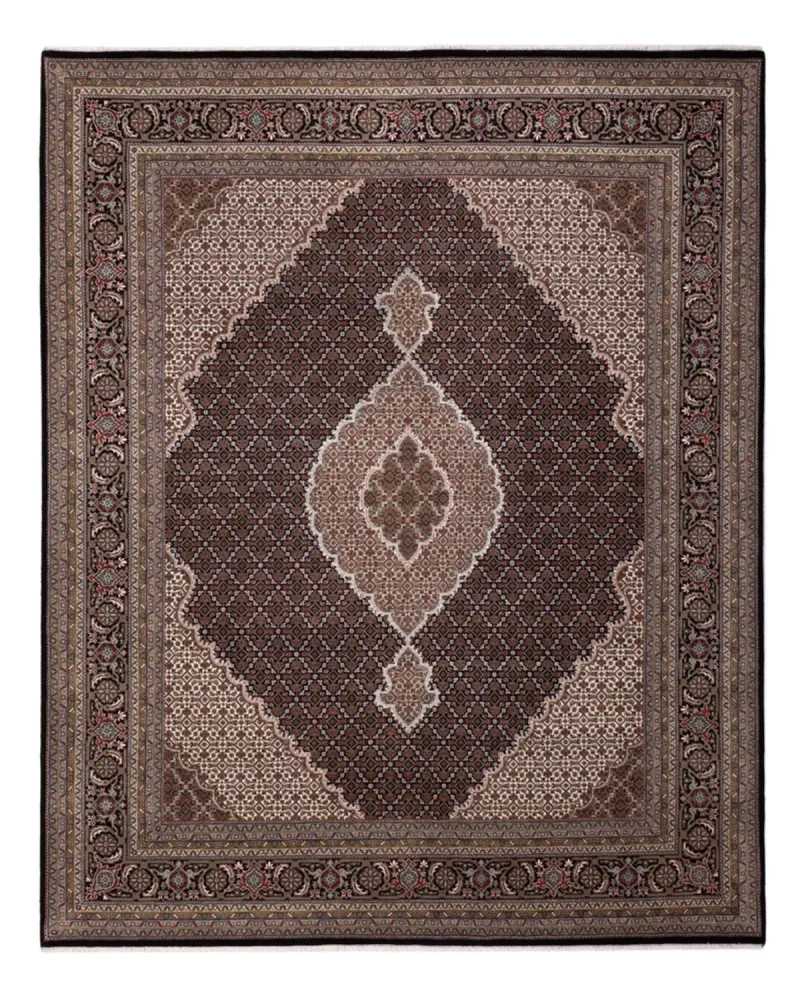 Orientalsk teppe - Tabriz - 305 x 250 cm - mørk beige