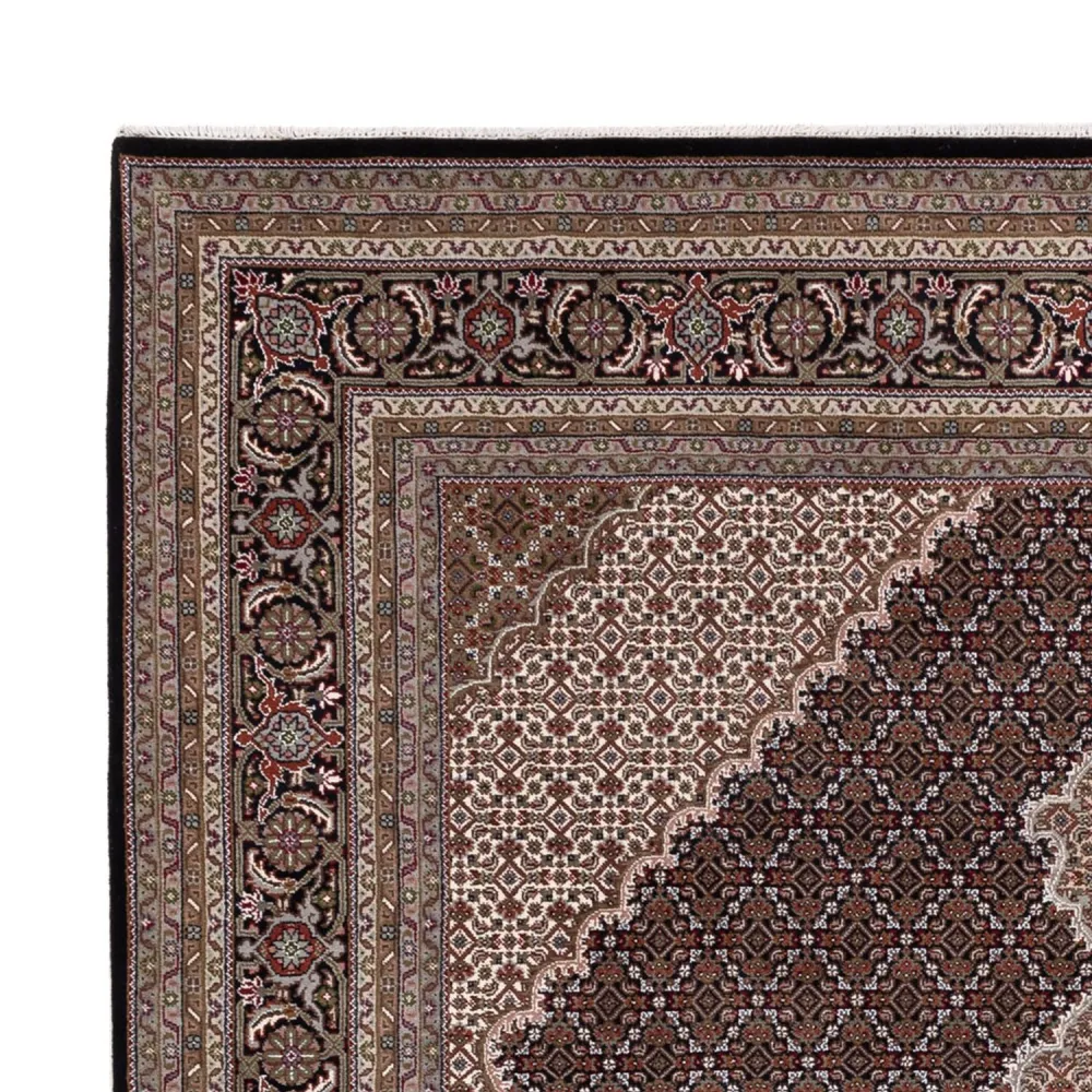 Orientalsk teppe - Tabriz - 305 x 250 cm - mørk beige