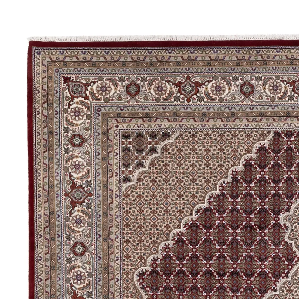 Orientalsk teppe - Tabriz - 306 x 248 cm - mørk beige