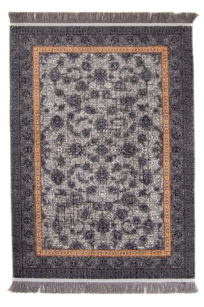 Orientalsk vevd teppe - 150 x 100 cm - grå