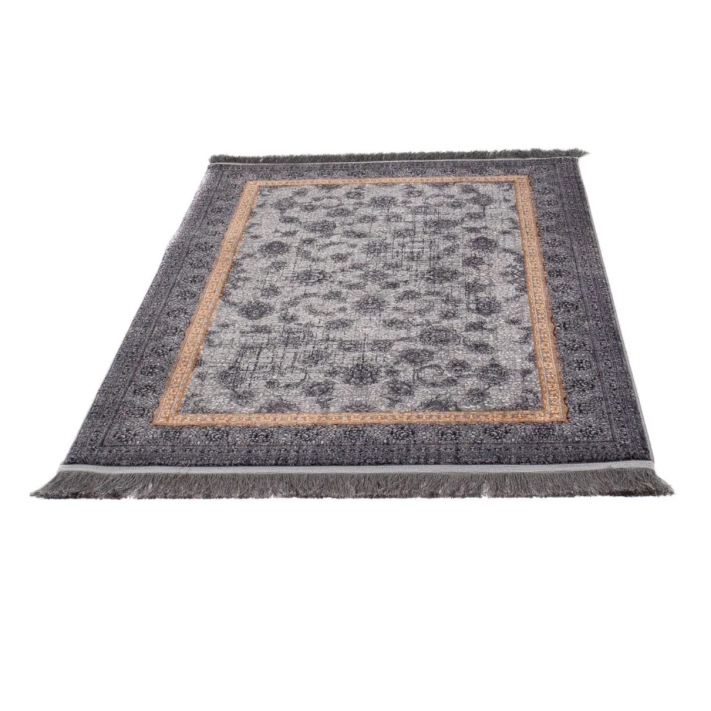 Orientalsk vevd teppe - 150 x 100 cm - grå