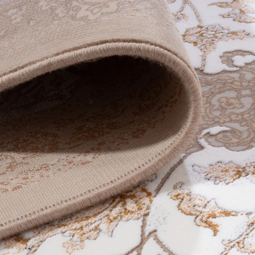 Orientalsk vevd teppe - 350 x 250 cm - beige
