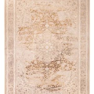 Orientalsk vevd teppe - 350 x 250 cm - beige