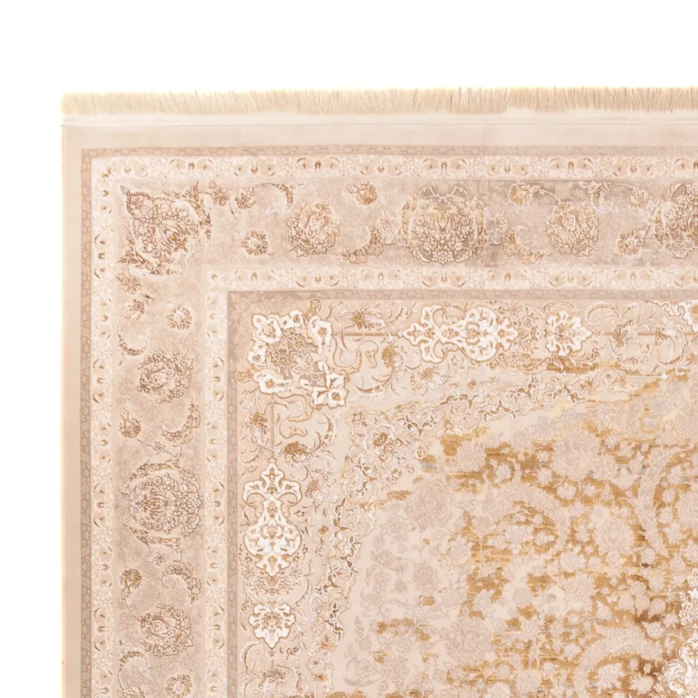 Orientalsk vevd teppe - 350 x 250 cm - beige