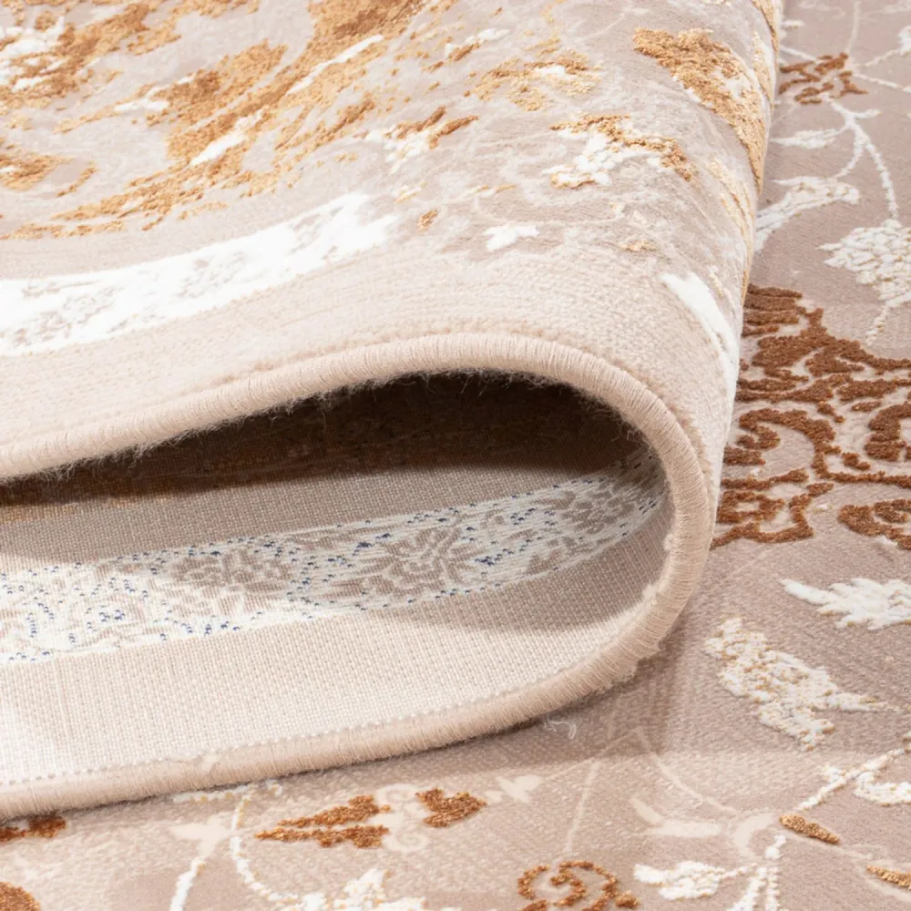 Orientalsk vevd teppe - 350 x 250 cm - beige