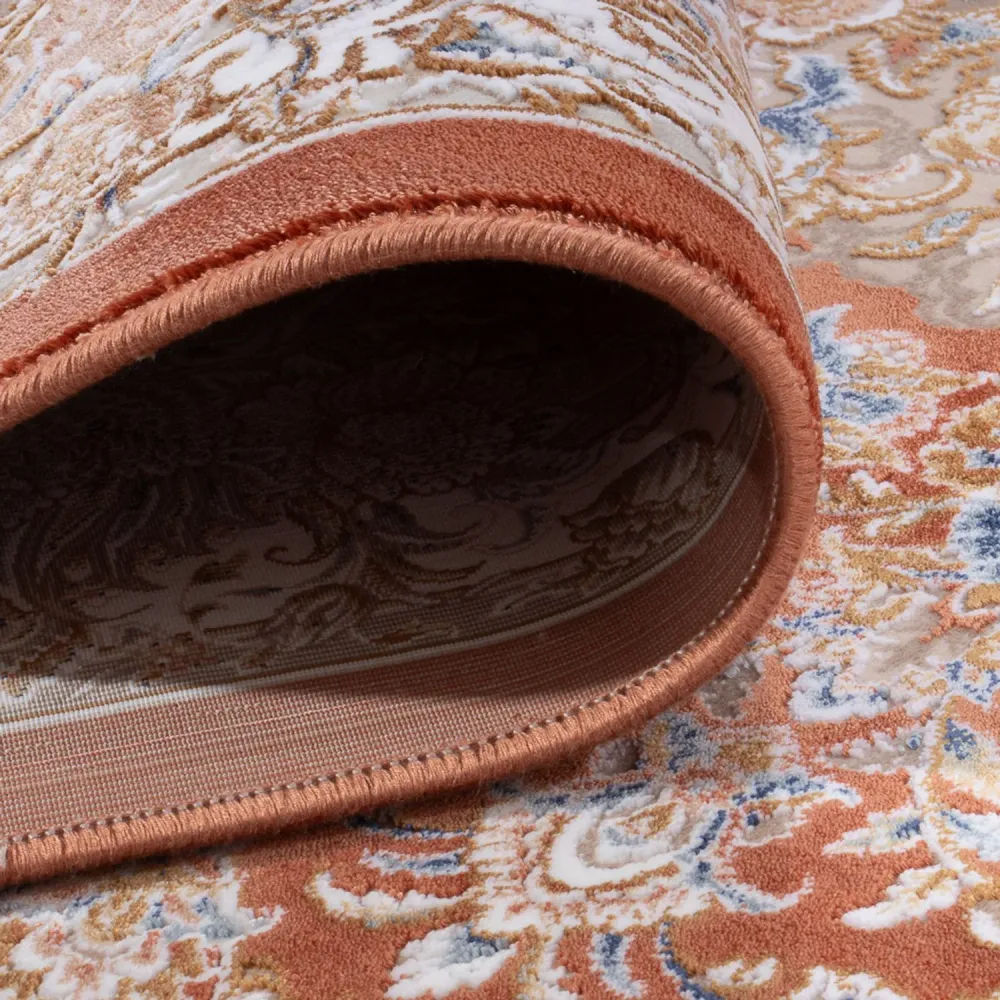 Orientalsk vevd teppe - 350 x 250 cm - mørk beige