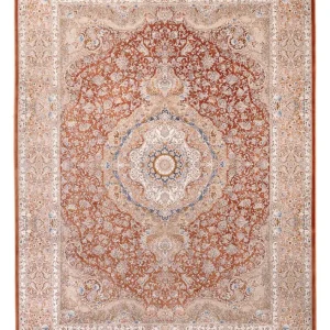 Orientalsk vevd teppe - 350 x 250 cm - mørk beige