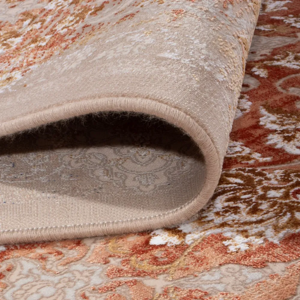 Orientalsk vevd teppe - 350 x 250 cm - mørk beige