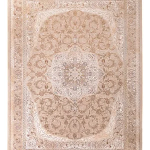 Orientalsk vevd teppe - 350 x 250 cm - mørk beige