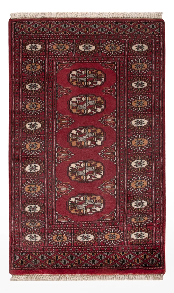 Pakistan teppe - 103 x 62 cm - rød