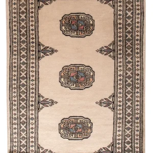 Pakistan teppe - 103 x 64 cm - krem