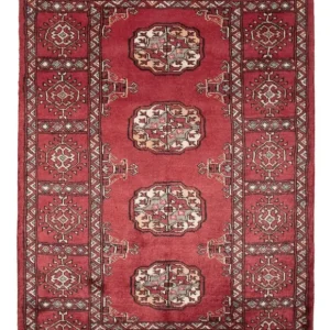 Pakistan teppe - 124 x 78 cm - rød
