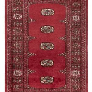 Pakistan teppe - 132 x 89 cm - rød
