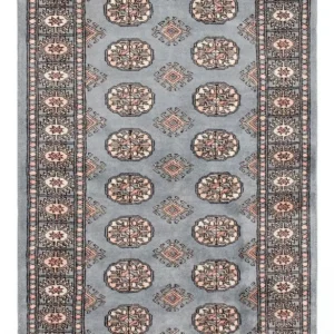 Pakistan teppe - 152 x 93 cm - lyseblå