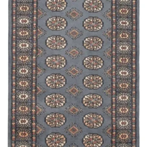 Pakistan teppe - 152 x 93 cm - lyseblå